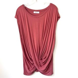 Anthropologie Bailey 44 Joanna Twist Top Size Medium Pink Rose Color